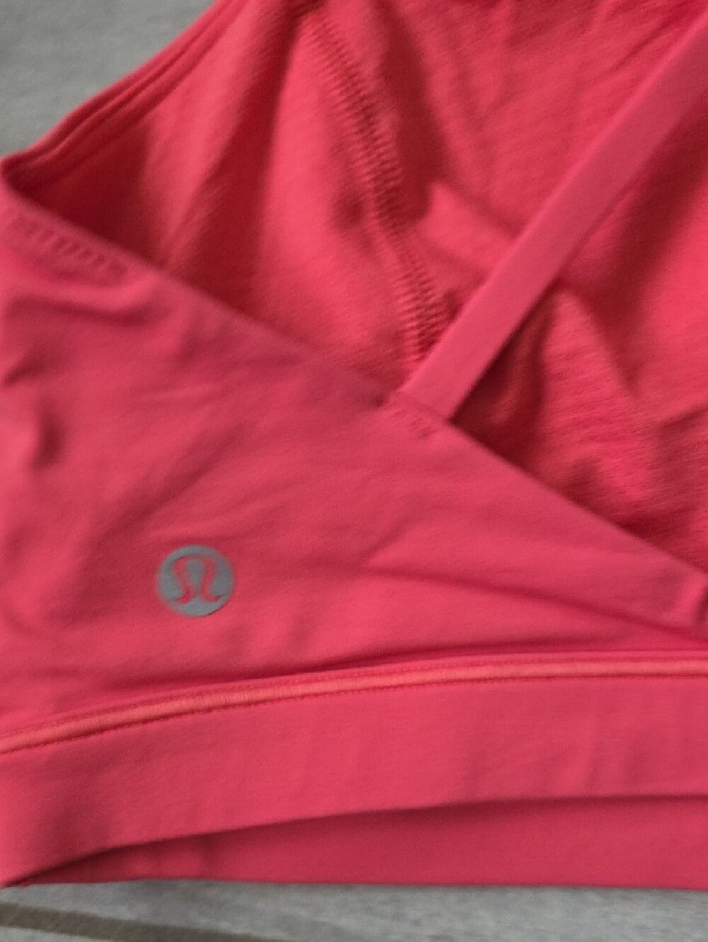 Lululemon - Strappy Back Sports Bra - Coral Pink - Picture 5 of 6
